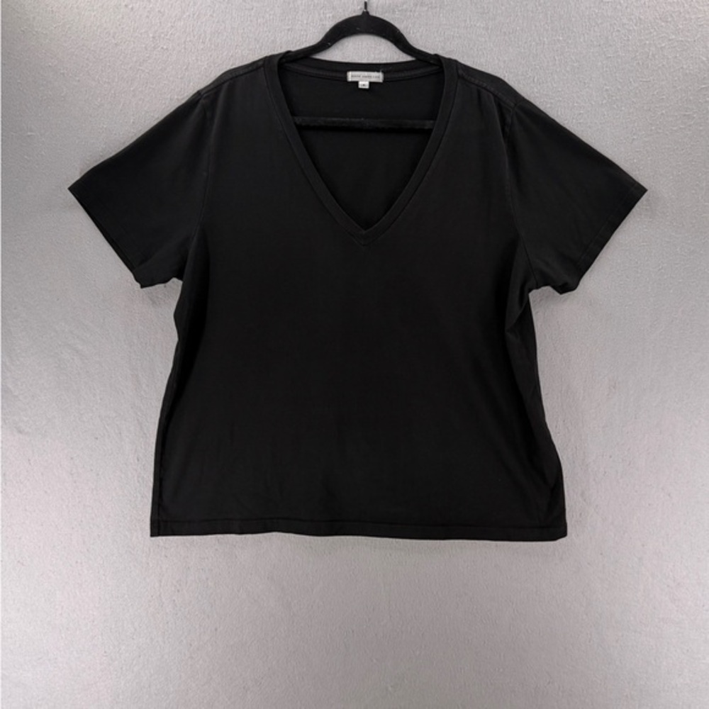 Good American T-Shirt Womens 4 XL Black Supima‎ Cotton Tee Oversized GT0278
